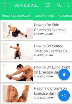 6 AB EXERCISES FOR SIX PACK ABS AT HOME 1 تصوير الشاشة