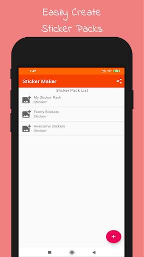 Stickerr: Create WhatsApp stickers & sticker packs screenshot 1