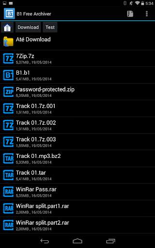 B1 Archiver zip rar screenshot 4