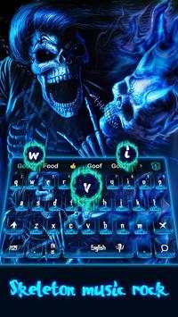 Skull Music Rock Keyboard screenshot 2