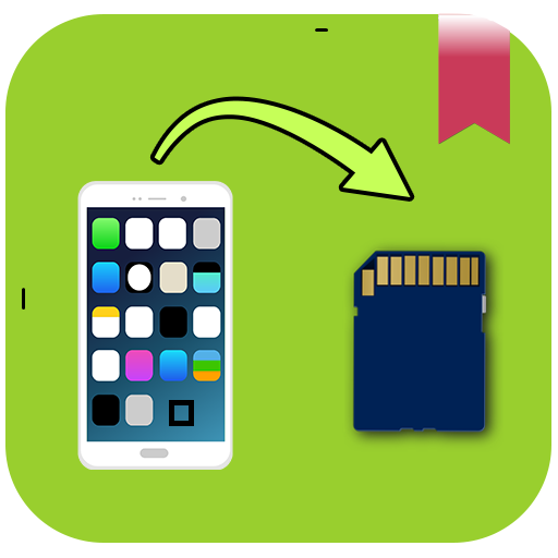 move music or photos to sd card icon