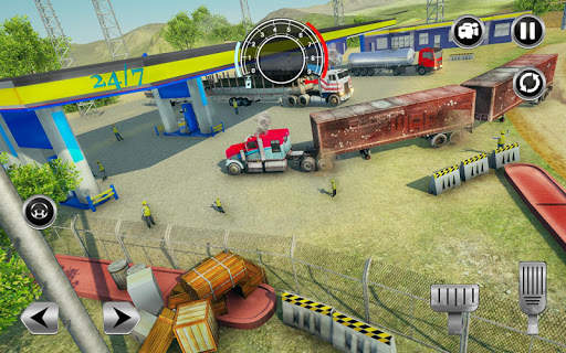 Road Train Truck Driving Sim:  screenshot 2
