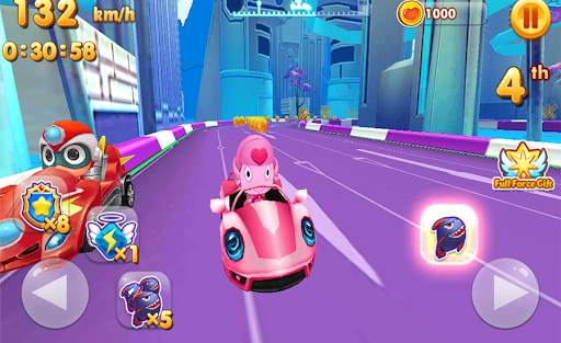 Happy pig Racing game screenshot 1