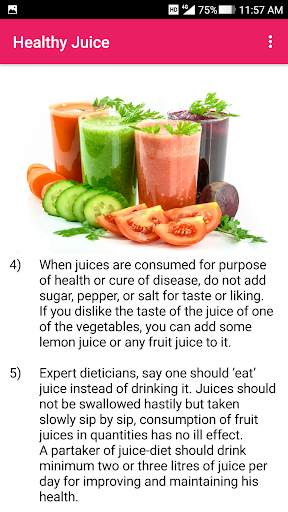 Healthy Vegetable and Fruit Juice Recipe screenshot 4