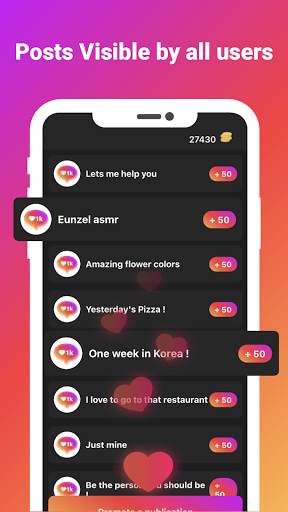 Likes and Views for Instagram : Real and Free screenshot 3