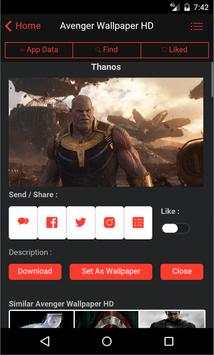 Superhero Wallpaper Of Avenger screenshot 3