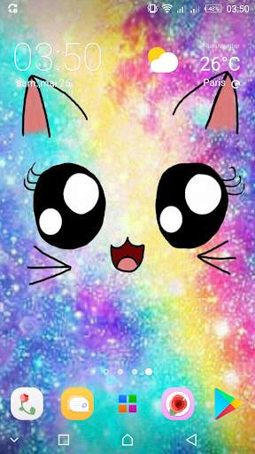 Girly Galaxy wallpapers Cute & Kawaii backgrounds 2 تصوير الشاشة