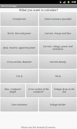 Electrician App 1 تصوير الشاشة