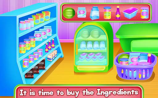 Watermelon Ice Cream and Candy Cooking screenshot 5