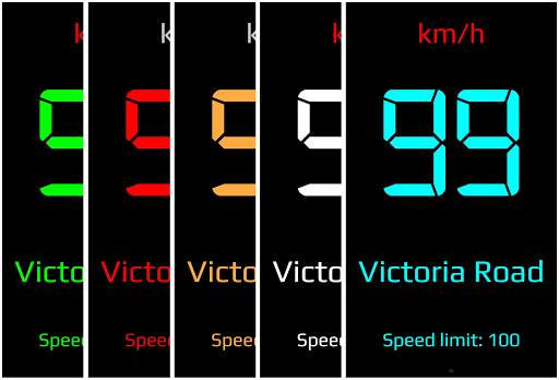 Heads Up Display GPS Speedometer & Odometer screenshot 8