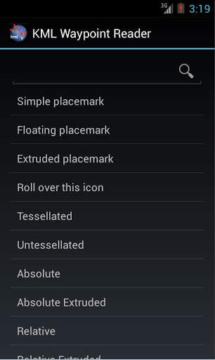 KML/KMZ Waypoint Reader Free screenshot 1