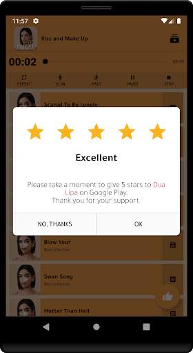 Dua Lipa Offline (No Permission Required) screenshot 4
