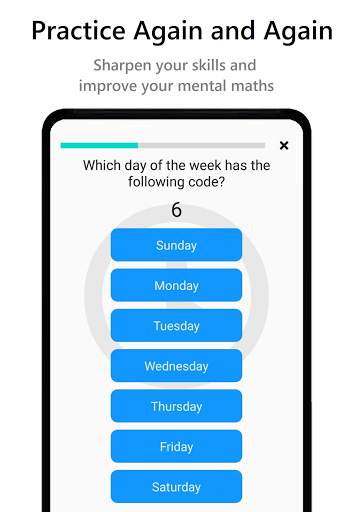 Mental Calendar - number games & Mental exercises. screenshot 4