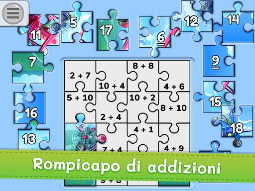 Puzzle di Matematica bambini: tabelline, addizione screenshot 16