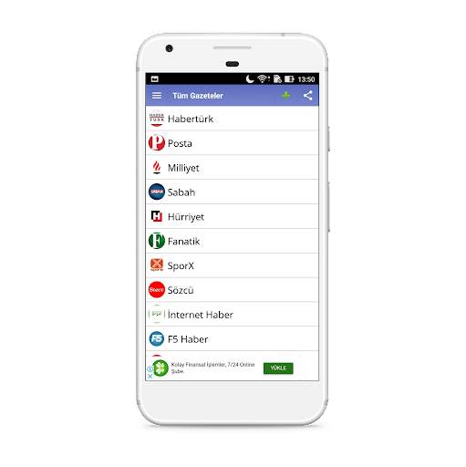 Tüm Gazeteler Akıllı Tarayıcı screenshot 1