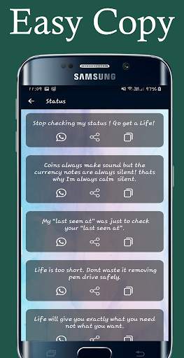 Attitude status for WhatsApp 2020 screenshot 4
