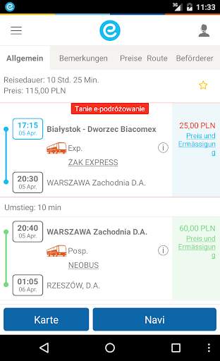 e-podroznik.pl screenshot 10