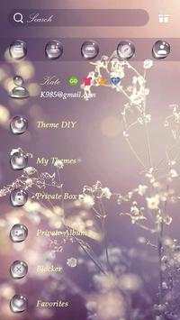 GO SMS DROPS THEME 5 تصوير الشاشة