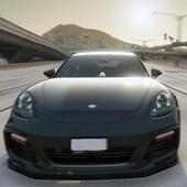 Panamera Sport Car Driving City Drift logo