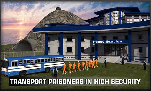 Coach Bus Police Transport 3D screenshot 1