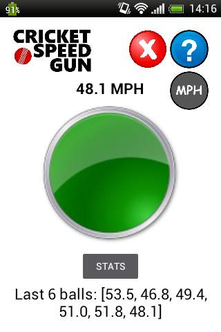 Cricket Speed Gun screenshot 1