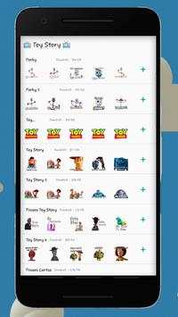 Toy Story Stickers 1 تصوير الشاشة