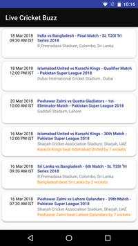 Live Cricket Buzz screenshot 4