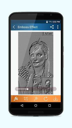 Emboss Photo Effect Editor screenshot 4