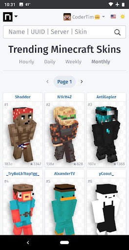 NameMC: The Best Minecraft Skins screenshot 3