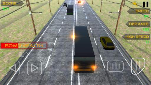 3D Highway Traffic Racing Simulation screenshot 1