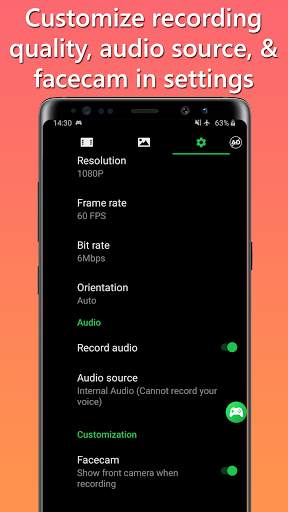 Game Recorder with Facecam screenshot 3