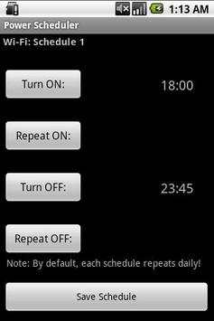 Power Scheduler 4 تصوير الشاشة