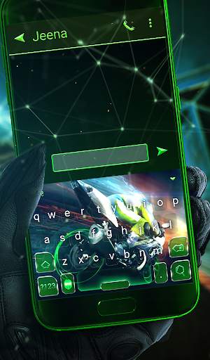 Moto Speed Animated Keyboard   Live Wallpaper screenshot 2