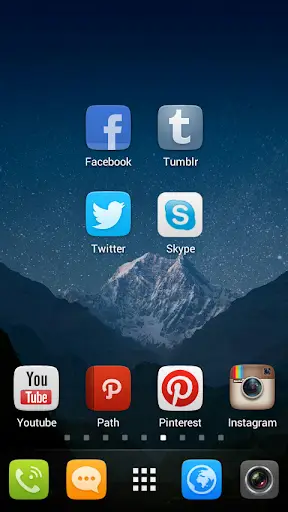 GO Launcher EX UI5.0 theme screenshot 2