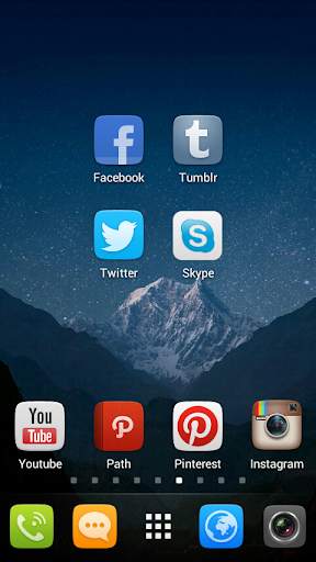 GO Launcher EX UI5.0 theme screenshot 2