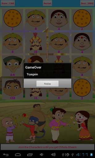 Chhota Bheem 2048 Game screenshot 5