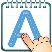 Alphabet writing icon