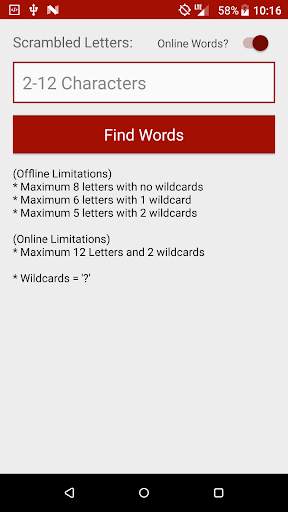 Word Finder screenshot 1