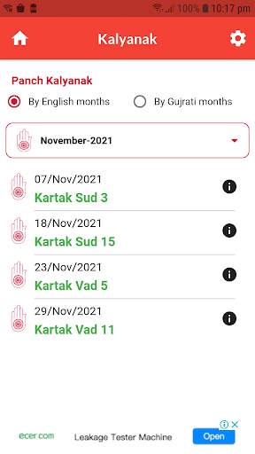 Jain Panchang screenshot 4