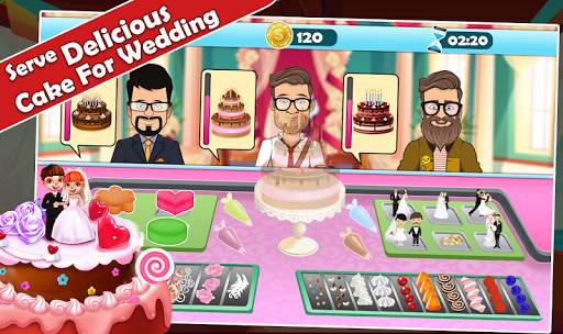 Royal Wedding Party Cake Factory: Cake Making Game screenshot 1