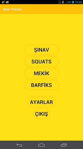 No Equipment Workout Planner (Spor Hocasi) screenshot 1