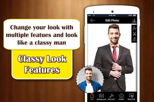 Man Photo Suit Editor screenshot 2