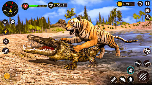 Wild Tiger Hunt Survival Games screenshot 1