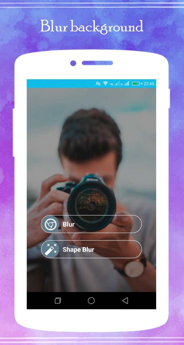 DSLR Camera - Auto Blur Background screenshot 1