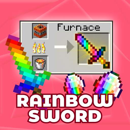 Rainbow Sword Mod for Minecraft 1.0