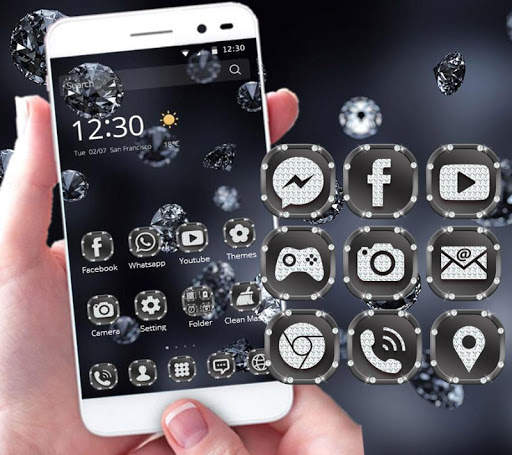 Glitter Diamond Theme screenshot 2