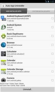 Auto App Uninstaller screenshot 2