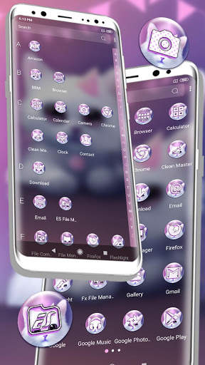 Cute Kitty Launcher Themes screenshot 3