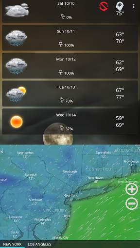 Weather forecast clock widget screenshot 15