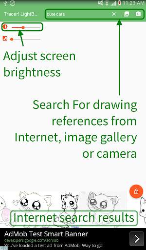 Tracer!  Lightbox tracing app screenshot 2